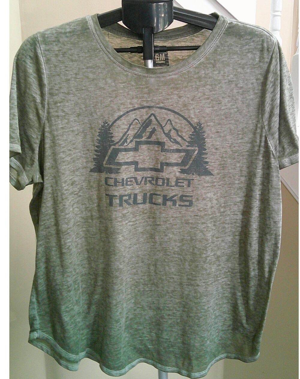 GM Chevrolet Trucks Army Green T-shirt Women's 1x